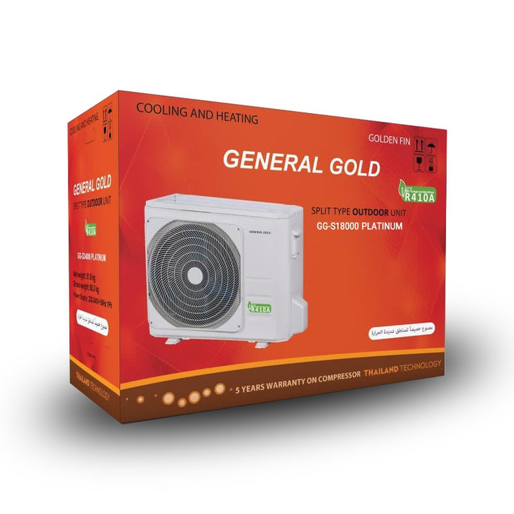 کولر گازی 18000 پیستونی جنرال گلد R22